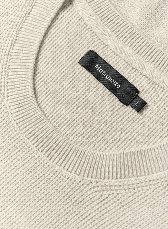 Tricot Matinique Lagoon gaufré beige pâle