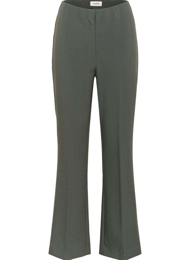 Pantalon Soaked in luxury Corinne vert-de-gris