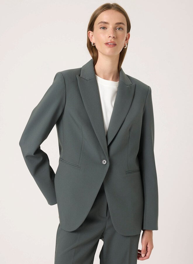 Veston Soaked in luxury Corinne Short vert-de-gris