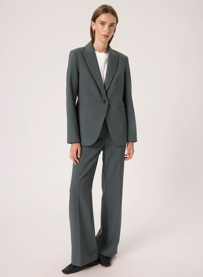 Veston Soaked in luxury Corinne Short vert-de-gris