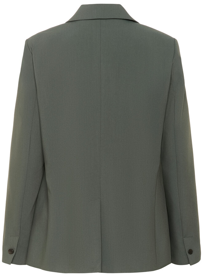 Veston Soaked in luxury Corinne Short vert-de-gris