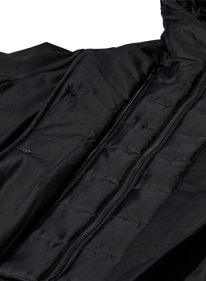 Manteau Mos Mosh Gallery Zoff noir avec capuche brune