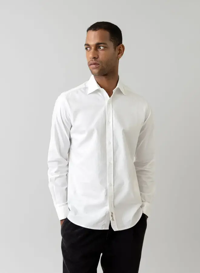 Chemise Mos Mosh Gallery Marco Oxford blanche