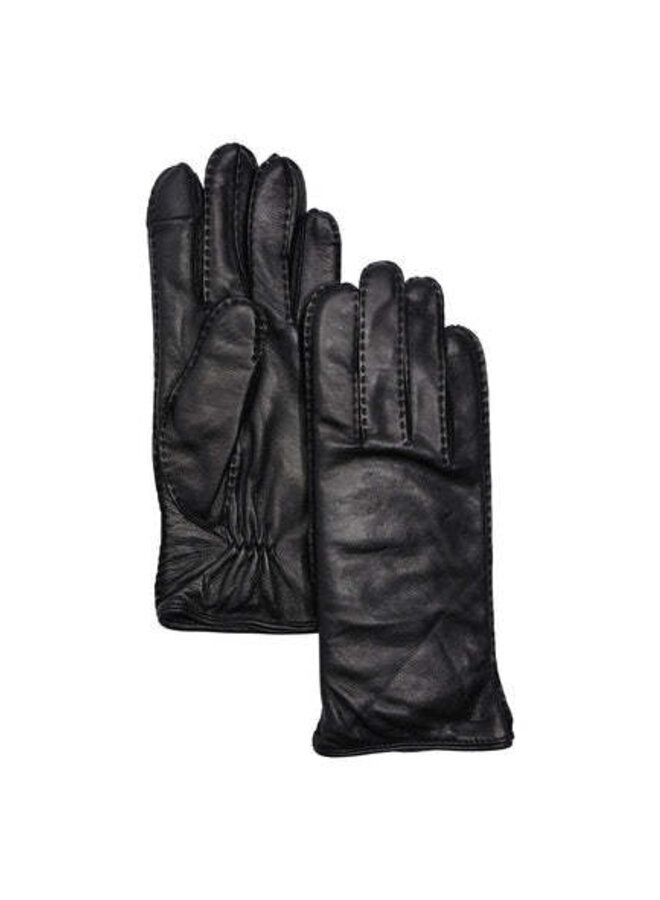 Gants Echo en cuir noirs