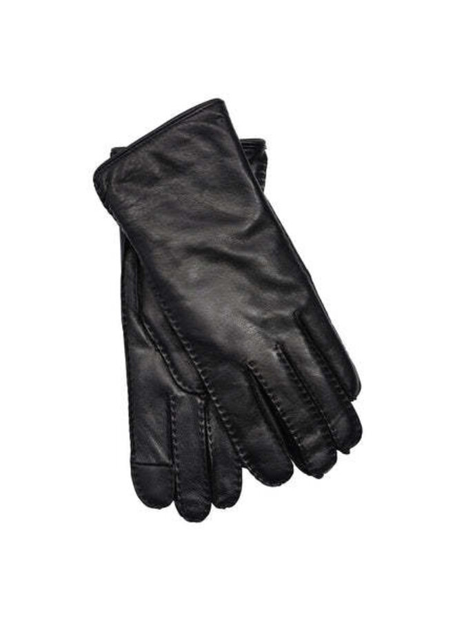 Gants Echo en cuir noirs