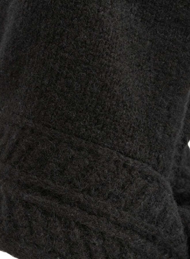 Capuche foulard noir