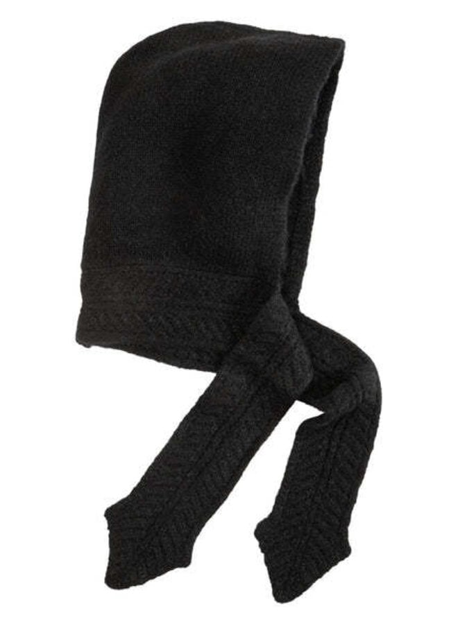 Capuche foulard noir