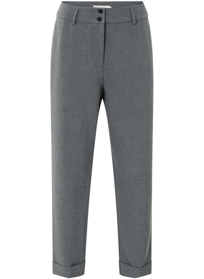 Pantalon Yaya à jambes larges gris charcoal