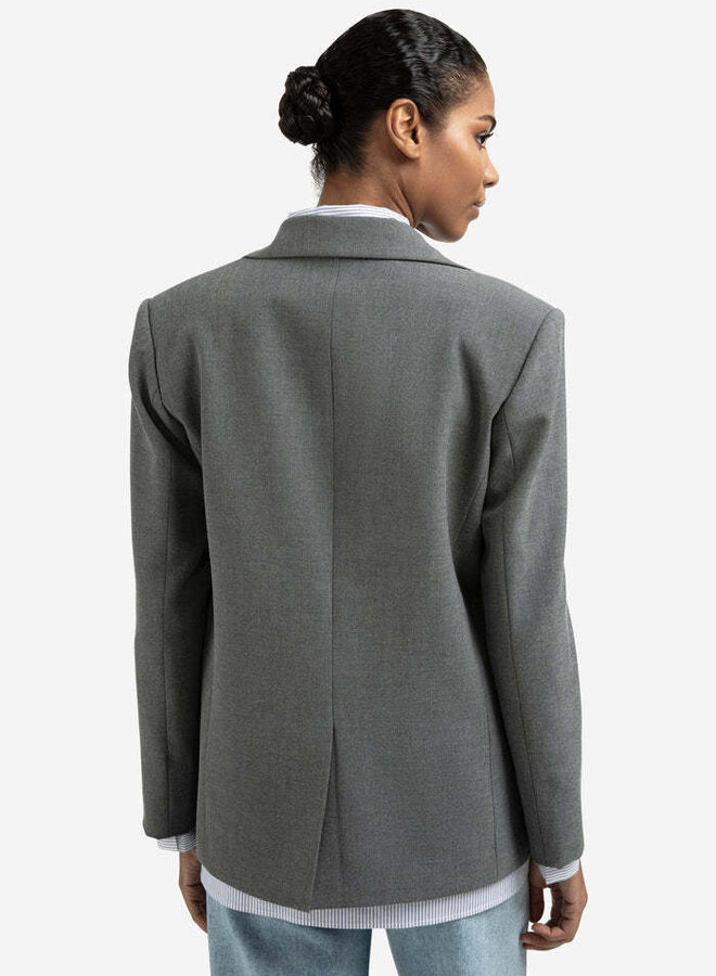 Veston Yaya avec chemise intégrée gris