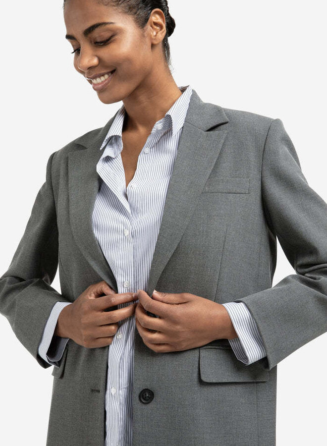 Veston Yaya avec chemise intégrée gris