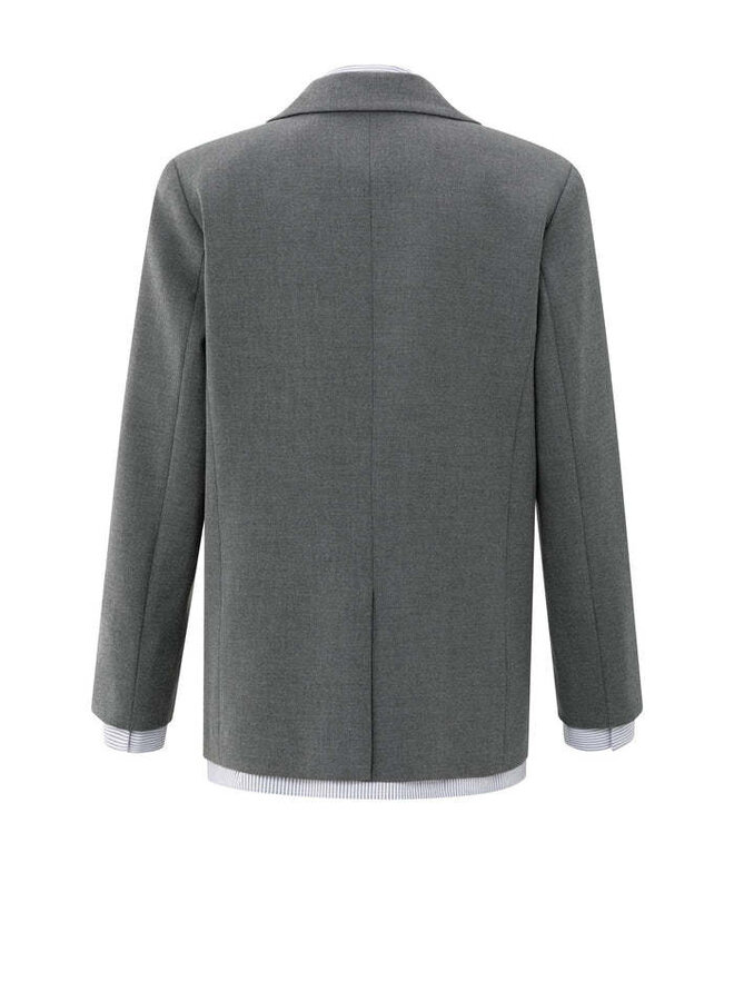Veston Yaya avec chemise intégrée gris