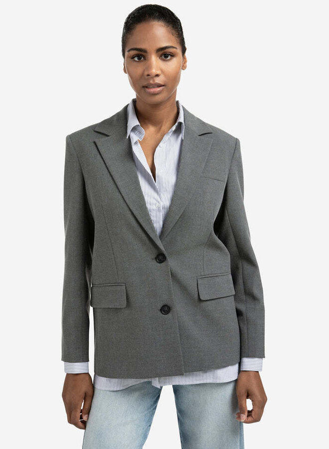 Veston Yaya avec chemise intégrée gris