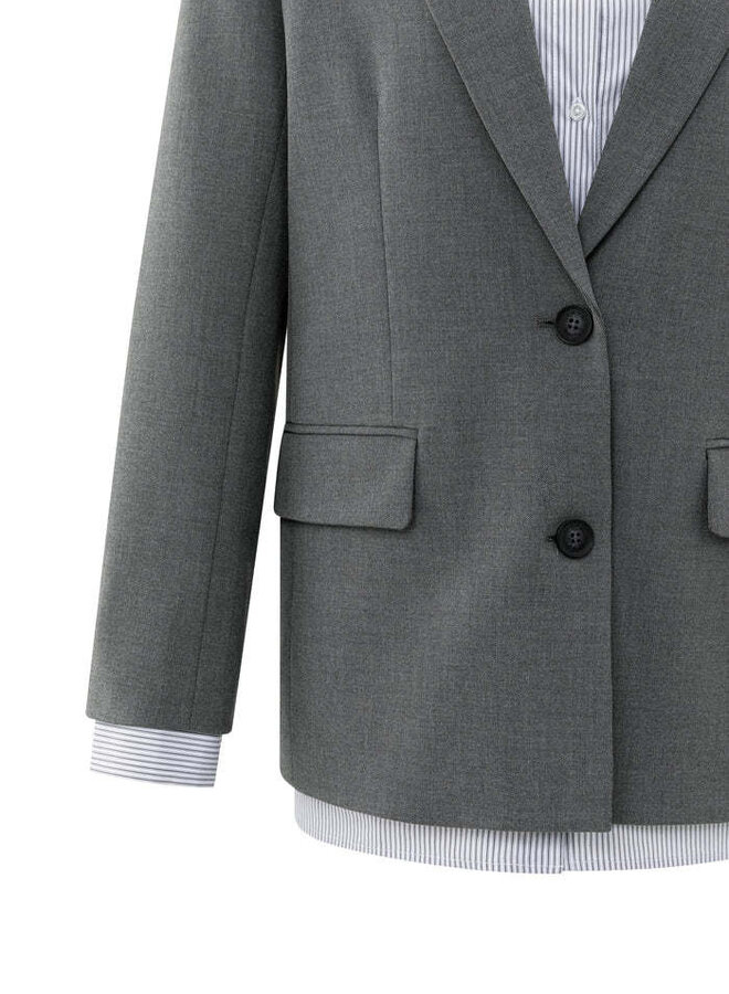 Veston Yaya avec chemise intégrée gris