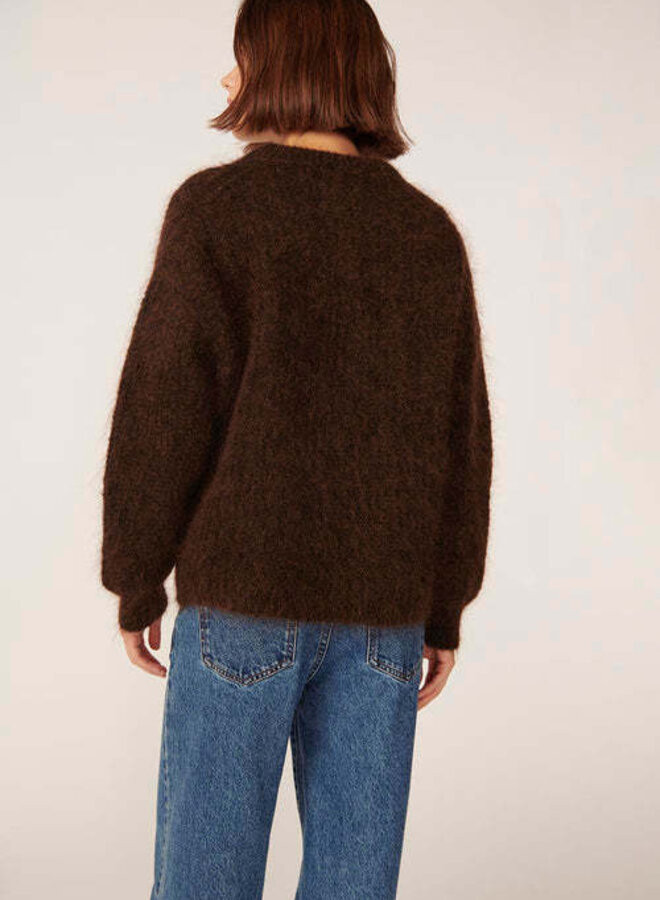 Tricot Des Petits Hauts Burma brun café