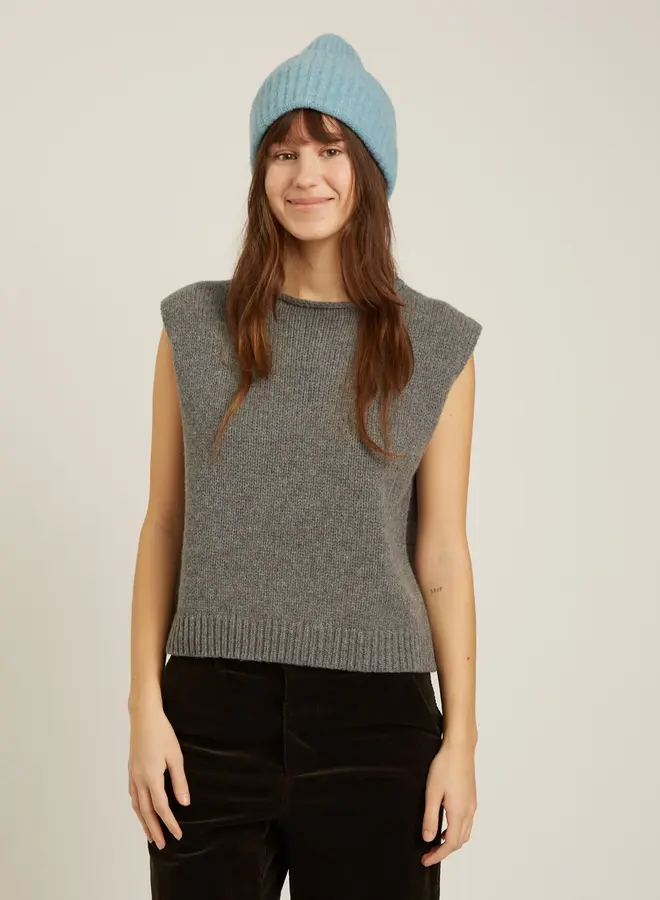 Débardeur Naïf Faye gris charcoal