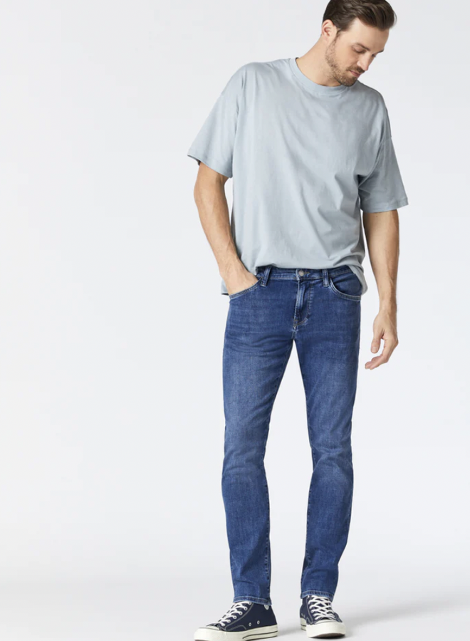 Jeans Mavi Jeans Jake - Mid Brushed Feather Blue