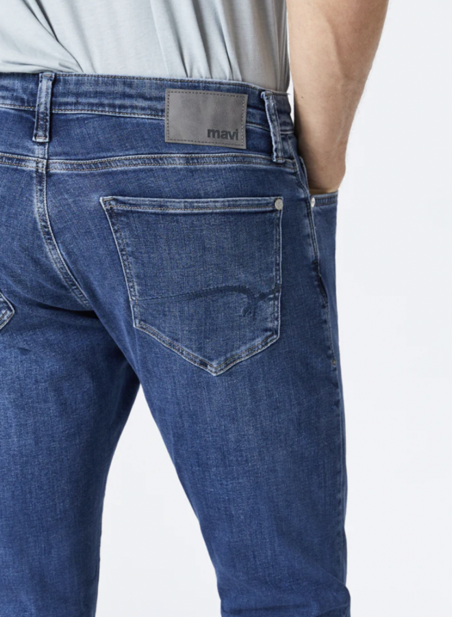 Jeans Mavi Jeans Jake - Mid Brushed Feather Blue