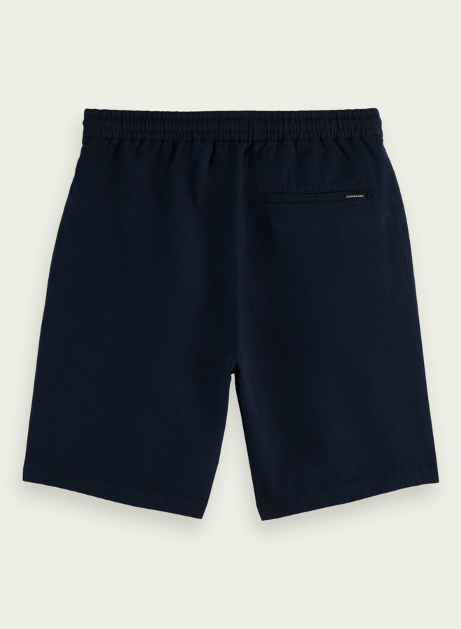 Bermuda Scotch & Soda à taille élastique bleu marine