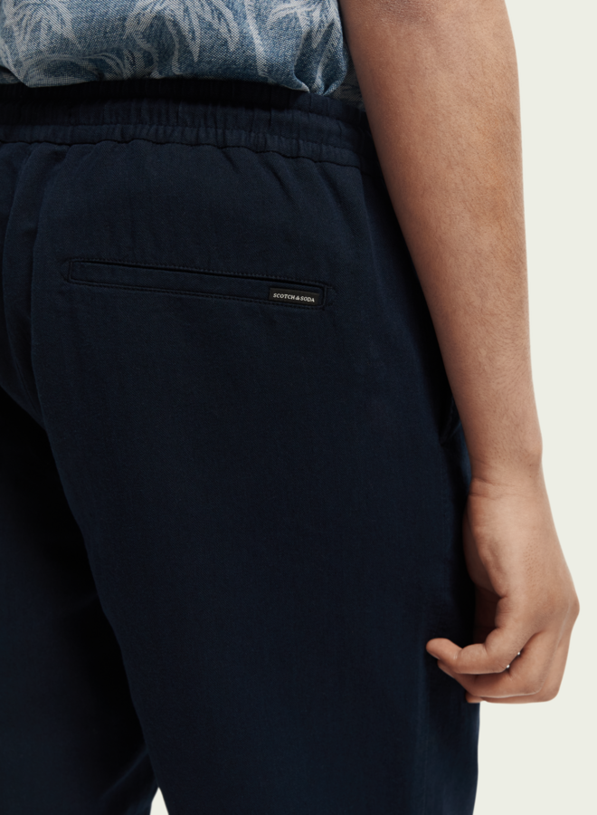 Bermuda Scotch & Soda à taille élastique bleu marine