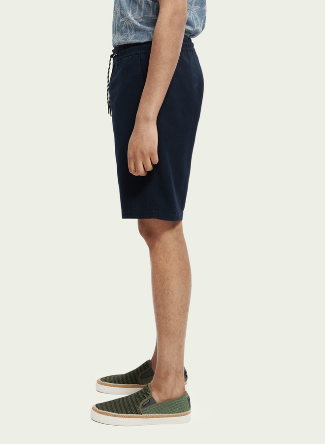 Bermuda Scotch & Soda à taille élastique bleu marine