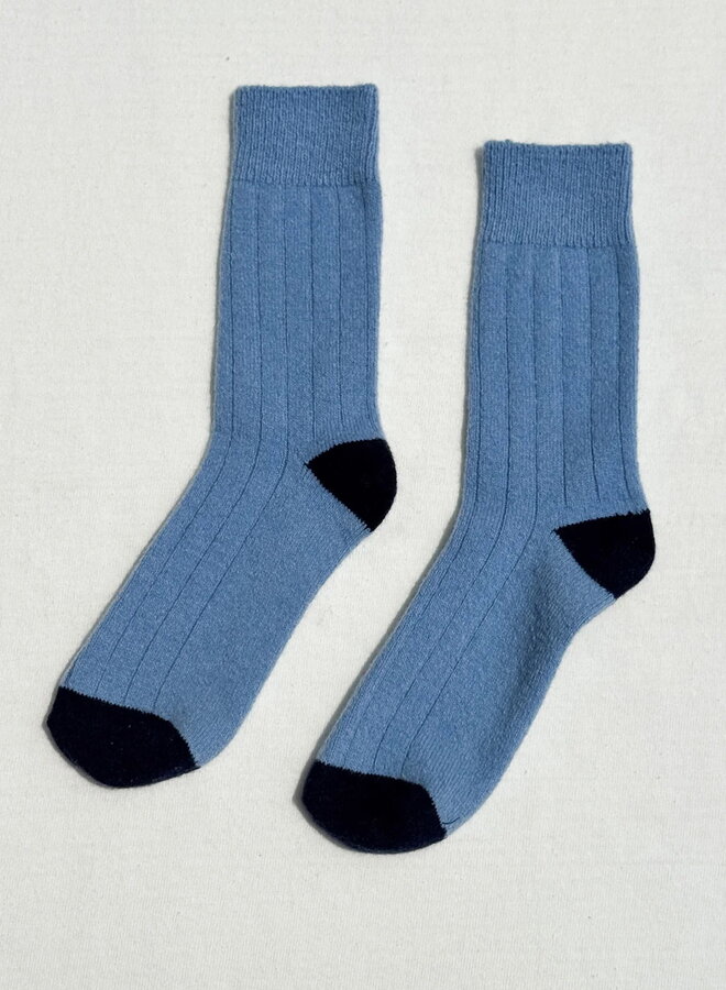 Bas Le Bon Shoppe Classic Cashmere bleu ciel & bleu marine