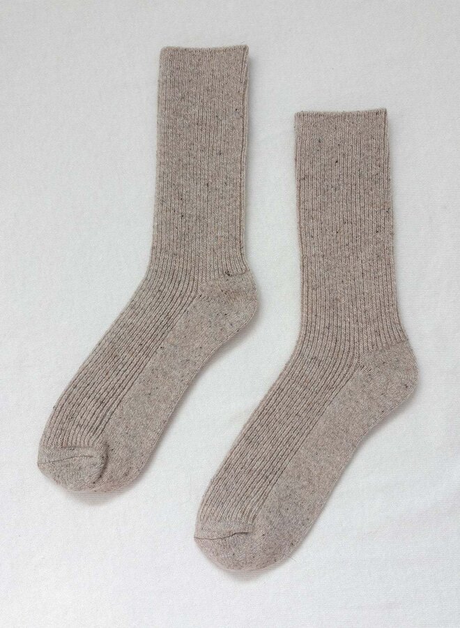 Bas Le Bon Shoppe Winter Sparkle en lurex beige champagne