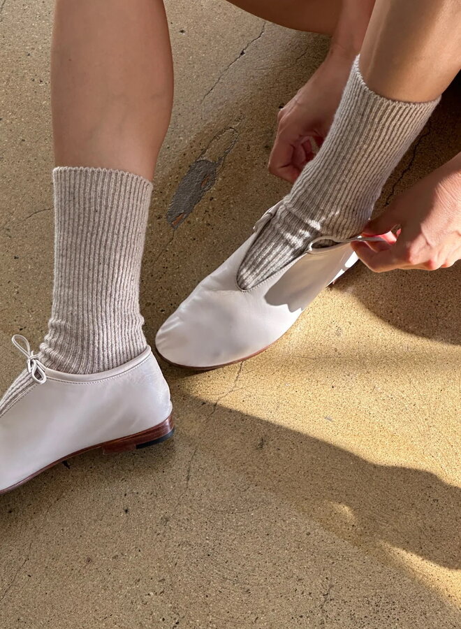 Bas Le Bon Shoppe Winter Sparkle en lurex beige champagne