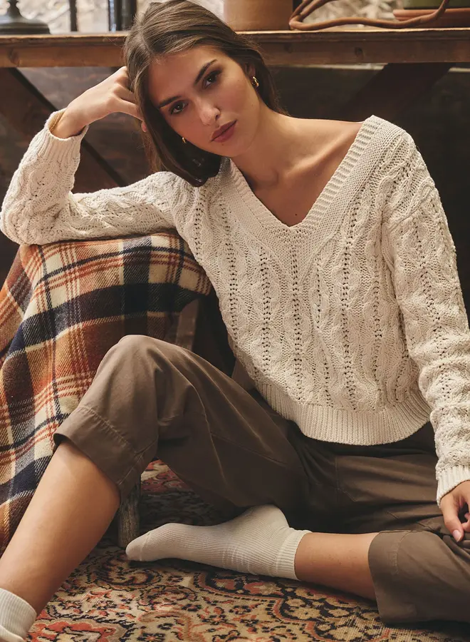 Pantalon Velvet Daria brun taupe