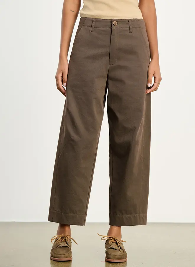 Pantalon Velvet Daria brun taupe