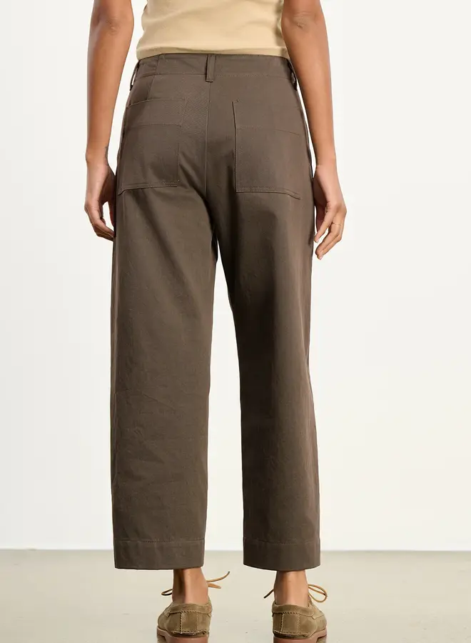 Pantalon Velvet Daria brun taupe
