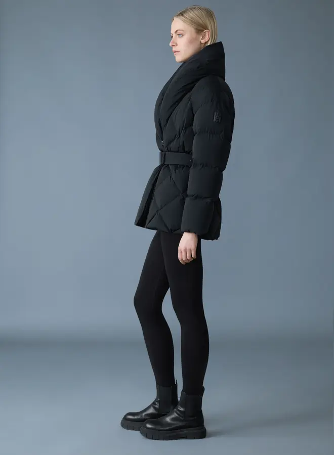 Manteau Mackage Olive à col châle noir