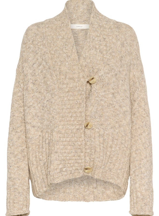 Cardigan InWear Nelly beige camel clair mélange