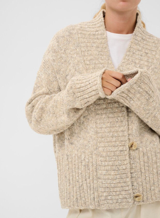 Cardigan InWear Nelly beige camel clair mélange