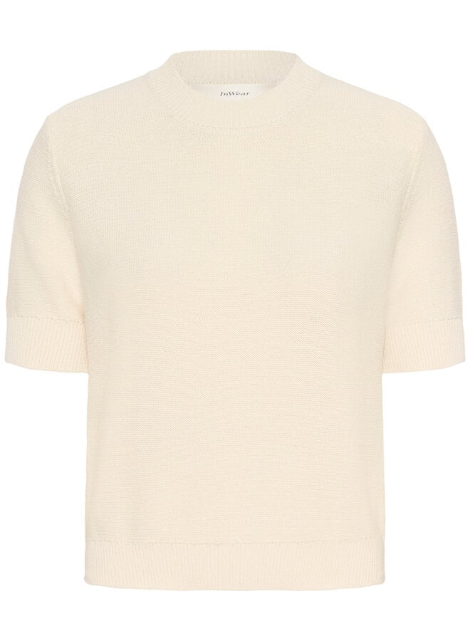 Tricot InWear Naasu à manches courtes écru