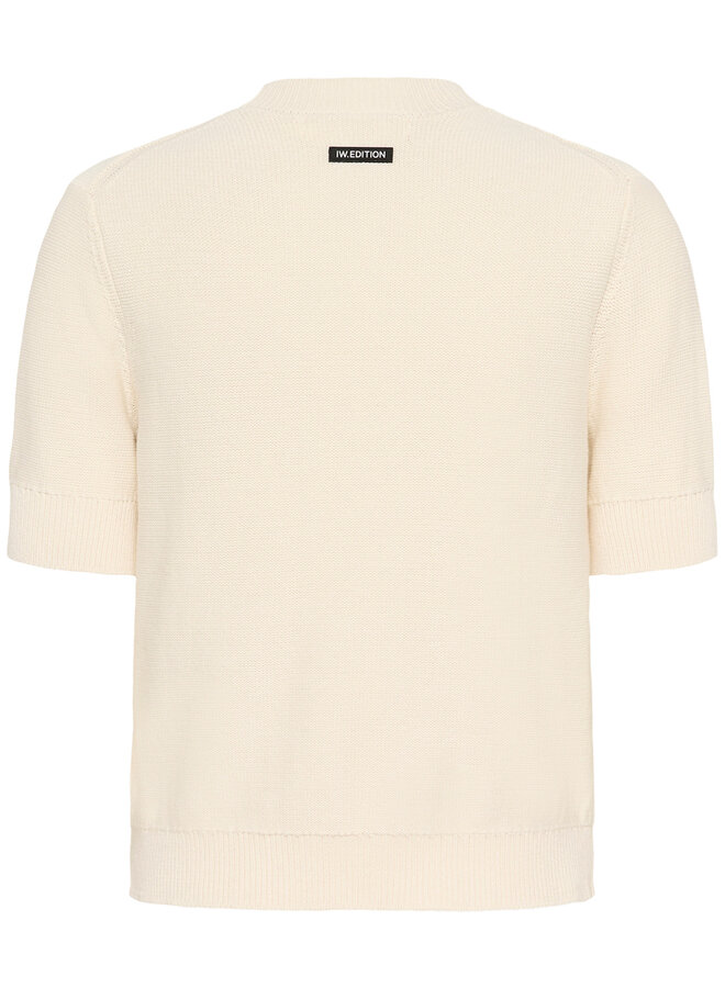 Tricot InWear Naasu à manches courtes écru