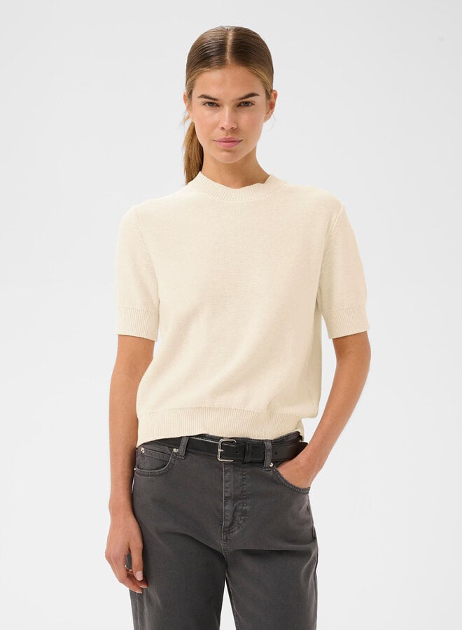 Tricot InWear Naasu à manches courtes écru