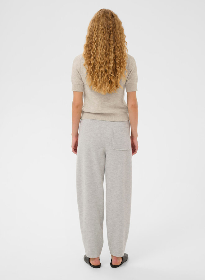 Tricot InWear Naasu à manches courtes gris sable mélange