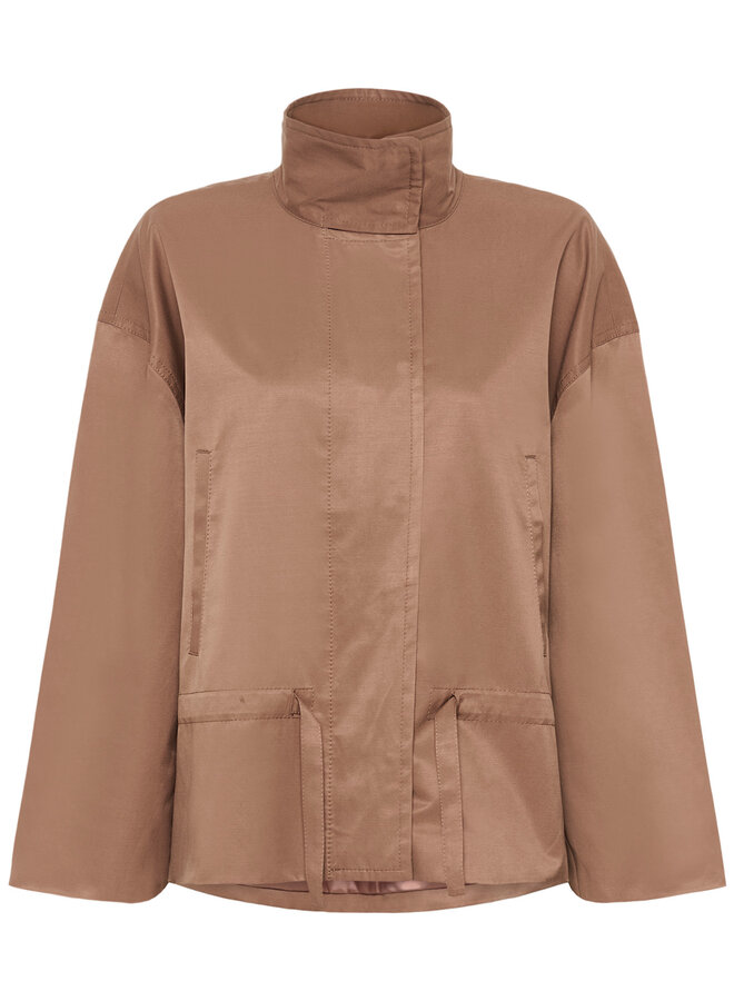 Manteau InWear Gracelynn à col montant brun cannelle