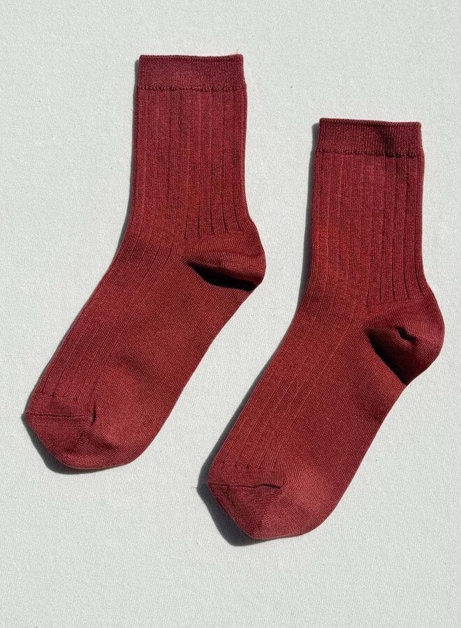 Bas Le Bon Shoppe Her Socks terracotta