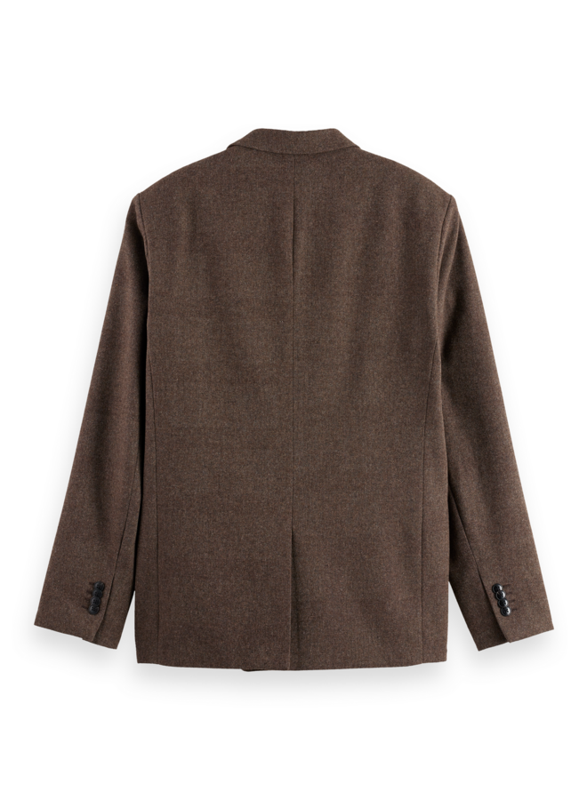 Veston Scotch & Soda à chevrons brun