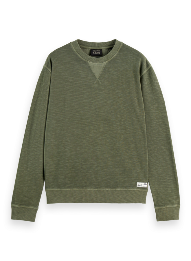 Chandail Scotch & Soda à manches longues vert thym