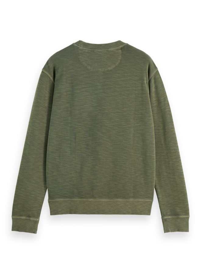 Chandail Scotch & Soda à manches longues vert thym