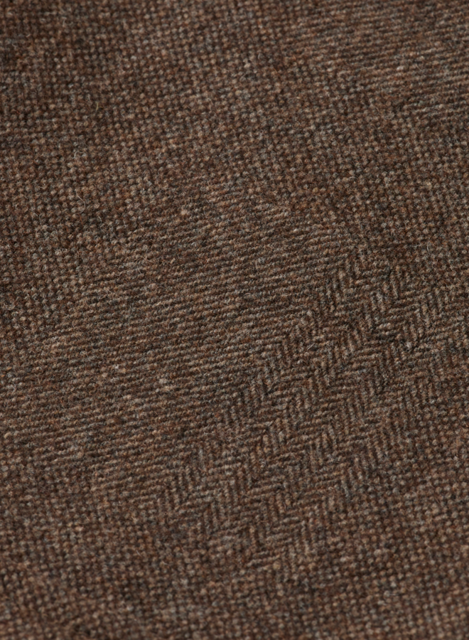 Veston Scotch & Soda à chevrons brun