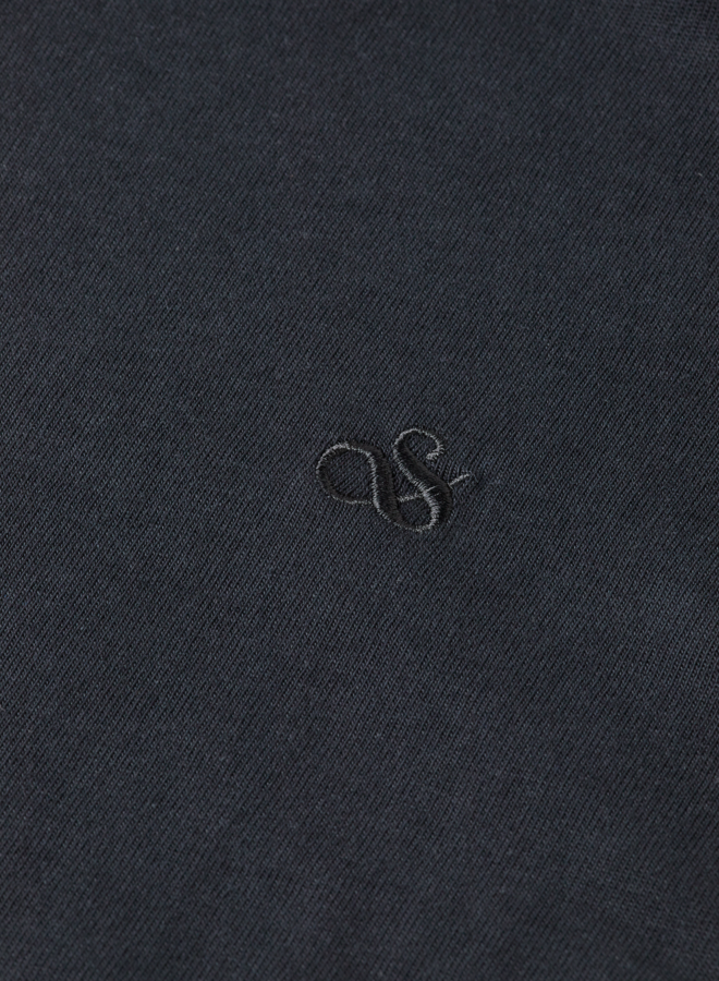 T-shirt Scotch & Soda à manches longues noir anthracite