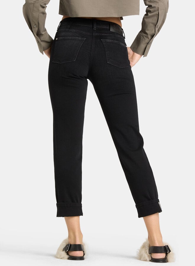 Jeans Cambio Pearlie noir délavé