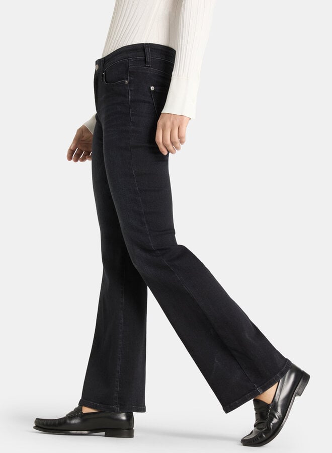 Jeans Cambio Paris Flared à jambes évasées noir délavé