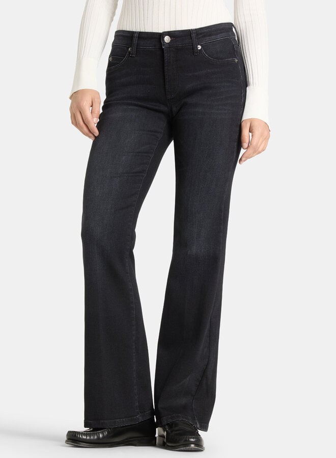 Jeans Cambio Paris Flared à jambes évasées noir délavé