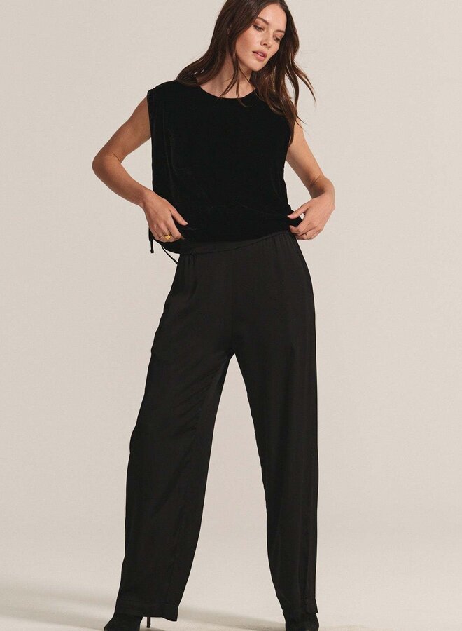 Haut Velvet Hadley en velours noir