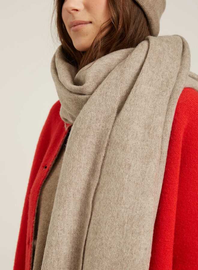 Foulard Naïf Wes à franges loup mélange