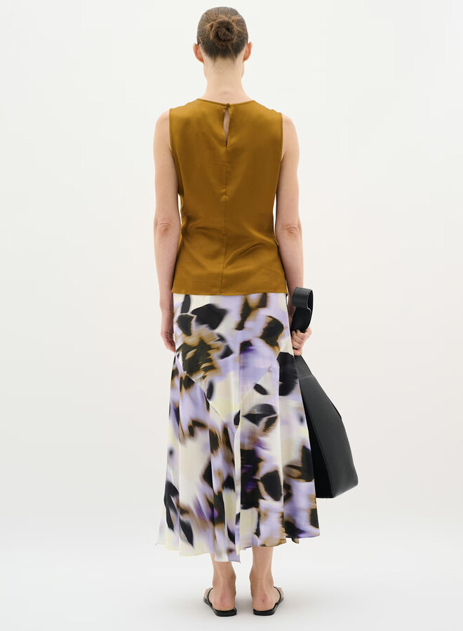 Haut InWear Kayla sans manches satiné tapenade